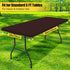 5 30"x60") Smiry Rectangle Picnic Table Cloth, Waterproof Elastic Fitted Tablecloths for Foot Tables, Washable