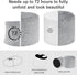 17 14, Hansleep Round Stuffed Pouf Ottoman x Foam Filled Faux Fur Ottoman Foot Rest for Chair with Washable Cover, Foot