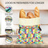 '-Pack 2- Riccle Reusable Beeswax Bread Bags for Sourdough and Homemade Bread Of Durable and Waxed for Fresh Artisan