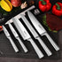 KOFERY 5 Piece Professional Kitchen Knife Set, Ergonomic Handle with High Carbon Stainless Steel Blades, Gift Box