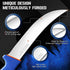 8 Inch, DRAGON RIOT Premium Butcher Breaking Knife Curved Caving and Slicing Knife in High Carbon Stainless Steel,Razor