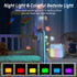 6 Snooze, AIRIVO Alarm Clock Night Lights, Built-in Battery Alarm Clock for Bedrooms, Scenes & White Noise Sync, Dual