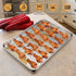 E-far Cookie Sheet with Rack Set, Half Sheet Baking Pan, 18”x13” Stainless Steel Tray with Wire Cooling Rack for
