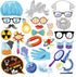25Pcs Scientist Photo Booth Props with Stick, Mad Scientist Photo Booth Props Science Birthday Party Decorations Scientist Selfie Props Laboratory Props for Scientist Laboratory Party Supplies by BHNACIER