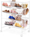 Whitmor 4-Tier Rolling Shoe Cart - Mesh & Metal - Holds up