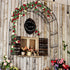 Syhood Artificial Rose Garlands - 14.4 ft Wine Red Flower Vine for Wedding Arch and Home Garden Decorations