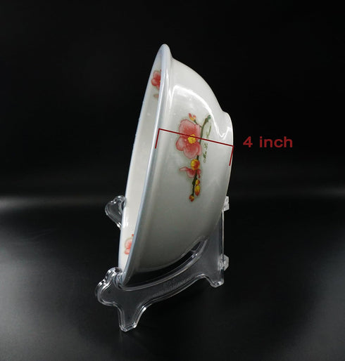 Artliving Display Stand Easel for Large Deep Bowls, Platters, and Deep Dishes, Clear Bowl Stands