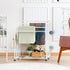 6 Freestanding Towel Rack for Bathroom Rolling Towel Storage Cart On Wheels Blanket Ladder with Shelf & Hooks, Outddoor