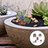 YARDWE 5pcs Miniature Pagoda Statue, Fairy Garden Figurines, Zen Garden Pagoda, Chinese Zen Asian Decor, Miniature