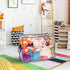 Fixwal 4pcs Clear Storage Boxes, 35L/9.5Gal PVC Fabric Zipper Organizer for Clothes, Blankets, Bed Sheets, Closet