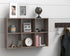 ClosetMaid Mini 6-Cube Desktop Storage: Wall Mount Organizer, Weathered Teak
