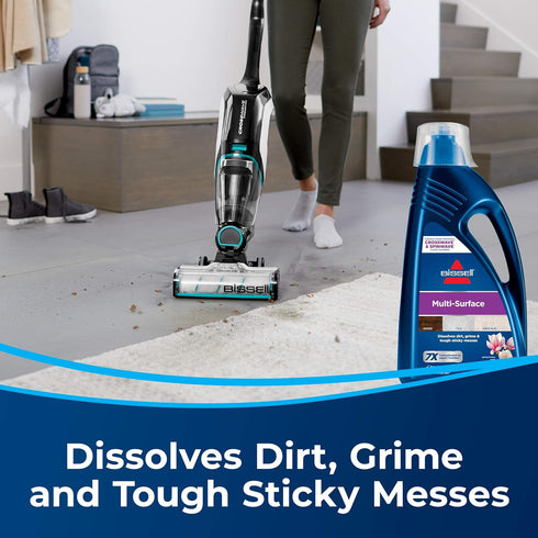 BISSELL MultiSurface Floor Cleaning Formula for Crosswave and Spinwave, 80 oz, 1789G