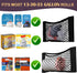 Extra Large Trash Bag Holder, Mesh Storage Net Grocery Bag Organizer for Home and Wall Mounted