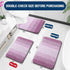 OLANLY Bathroom Rug Mat | 30x20 Extra Soft Absorbent Microfiber Non-Slip Bath Carpet, Pinkish-Purple