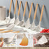 LIANYU 15-Piece Kitchen Cooking Utensils Set with Holder, Silicone Kitchen Tools Include Spatula Tong Slotted Spoon Turner Whisk Brush, Wooden Handle Kitchen Gadgets for Nonstick Cookware, Khaki by LIANYU