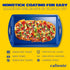 Caliente Nonstick Bakeware Set of 2 Cookie Sheets, Premium Medium & Small Baking Sheets