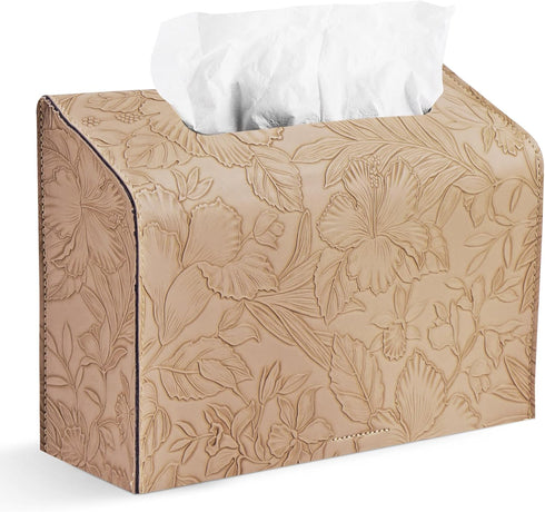 Hennaja Leather Cover for Disposable Paper Hand Towel Box, Compatible with Kleenex