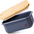 Butter Dish with Lid - Large and Small Tray, Countertop & Fridge Butter Keeper, Storage Box, Mantequillera