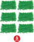 Beistle 6 Piece Green Tissue Paper, Artificial Grass Mat Squares for DIY Crafts Spring Summer Easter Party Decorations