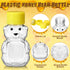 50 Sets 2oz 50 50 2 FoldTier Plastic Honey Bear Bottle Gifts Bear Shape Clear Empty Honey Jar with Screw Yellow Lid