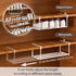 KMUZAWN Closet 1 Pack) Expandable Shoe Rack Organizer, Hanging Shoe Organizer for & Adjustable Under Cabinet Shelf,Shoe