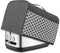 Yarwo Gray with Grid 2 Slice Toaster Cover, Nylon, Fits Most Standard 2 Slice Toasters, Pockets & Top Handle