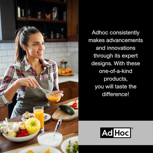 AdHoc Voyage Spice Mill - Stainless Steel Spice & Herbs Gadget - Easy Clean Herb & Spice Mill - Unique & Refillable