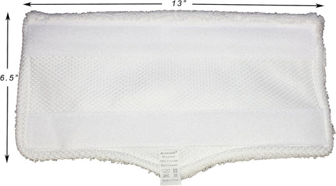 6 pc Microfiber Pads (XT3101) for Shark Steam Mop S3101, S3250, S3202