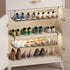 SHINEWON 0.94 Inches 1 Pack, 6" 8.26" Expandable Under Cabinet Shelf, Extendable Under Shelf Storage with Thick Clips