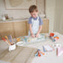 Set Set Wooden Baking for Kids - A Complete of Real Kitchen Utensils Gives Toddlers a Fun Cooking Experience - Durable