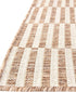 Unique Loom Outdoor Striped Area Rug - Striped, 2' x 3' 1" Rectangle, Taupe/Ivory Collection