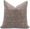Floral Pillow Cover 14x14 Cushion Covers Pillowcase Hand Block Print Thick Linen