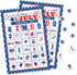 32Players 4th of July Bingo Game - Patriotic Bingo Cards for Kids Adults, Independence Day Party Supplies