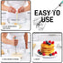 Zulay Egg Beater Whisk - Push Whisk for Cooking, Manual Hand Mixer for Kitchen Baking