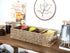 StorageWorks Small Baskets for Organizing, Handwoven Seagrass Baskets with 4 Sections, 2 Pack for Shelves, Pantry,