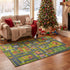 Merelax 4x6 Kids Car Area Rug, Grey Green Area Road Rugs for
