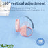 Portable Neck Fan, 3 IN 1 Handheld Mini Fan, USB Rechargeable Eyelash Fan with Lanyard, 180° Foldable for Travel/Summer