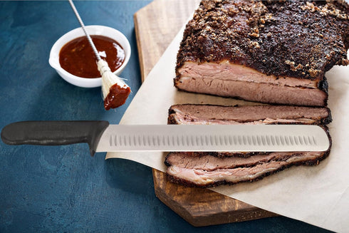 12 Slicer / Carving Granton Edge Prime Rib Knife, Food Service Knives