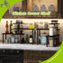 Countertop Counter BMOSU Kitchen Corner Shelf Organizer with Hooks Adjustable Spice Rack Corner Display Rack Shelf