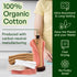 24 Pack mioeco Multicolored Reusable Paper Towels - Nature Friendly - Organic Cotton Alternative - Thick, Strong