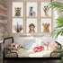 EPHANY Baby Animal Posters and Prints, Set of 6 Unframed Nursery Decor Pictures for Baby Boys & Girls Room
