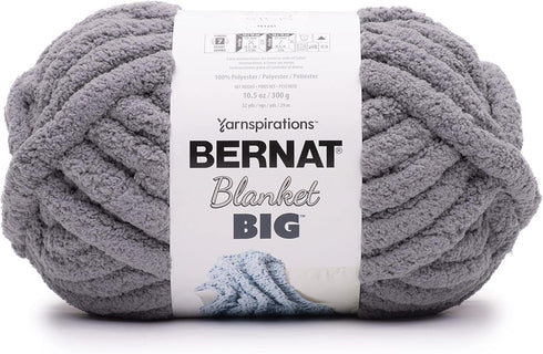 BERNAT Blanket 'Big', Vapor Grey, 300g by Bernat