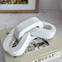 Minimalist White Wooden Knot Coffee Table Decor