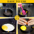 2-Pack 3.5'' Set Egg Rings with Silicone Handle, Stainless Steel Egg Cooking Rings,NonstickFor Frying Eggs and English