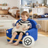 OUOZZZ 13 Toddler Chair Years Old, Kids Chair Comfy Car Sofa with Cushion Handle & Book Pocket, Soft Sherpa Foam Seat