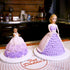 Fat Daddio's PDV-05 Dolly Varden Doll Cake Pan, 5.25 x 4.5 Inch, Silver