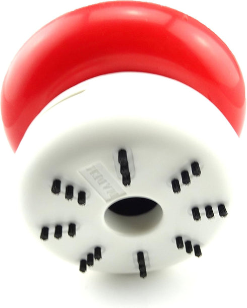 HONBAY Mini Cute Table Dust Vacuum Cleaner - Mushroom Shaped Portable Corner Desk Vacuum Cleaner (RED)