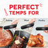 Dash Precision Quick-Read Meat Thermometer, Waterproof Kitchen and Outdoor Cooking Thermometer with Digital Display
