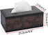 Sumnacon Rectangular Leather Tissue Box Cover – Stylish PU Tissue Box Holder with Magnetic Bottom for Home and Office