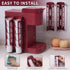 STORAGENIE Coffee Pod Holder for Kerig Kcup, Red Side Mount K Cup Storage Organizer for Small Counters